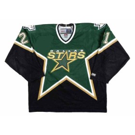 Dallas Stars GUY CARBONNEAU 12 CCM Throwback Authentic Shirt - Mannen